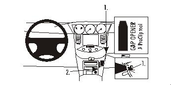 Brodit ProClip Nissan Primera 2002-